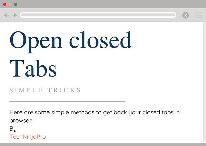 Open Closed Tabs