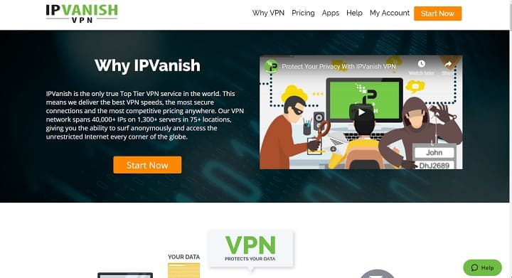 IPVanish - Really Good VPN for Firestick