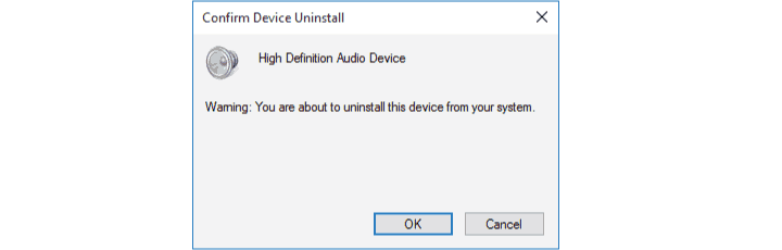 Uninstall Audio Driver