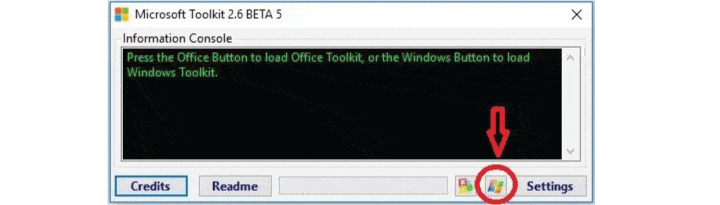 Select Windows - Microsoft Toolkit