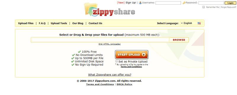 ZippyShare - Best Document Sharing Sites