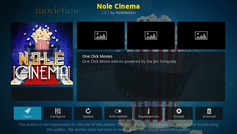 Nole Cinema - Best 4K Kodi Addons