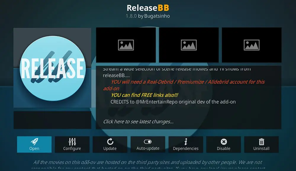 Release BB - Best 4K Kodi Addons