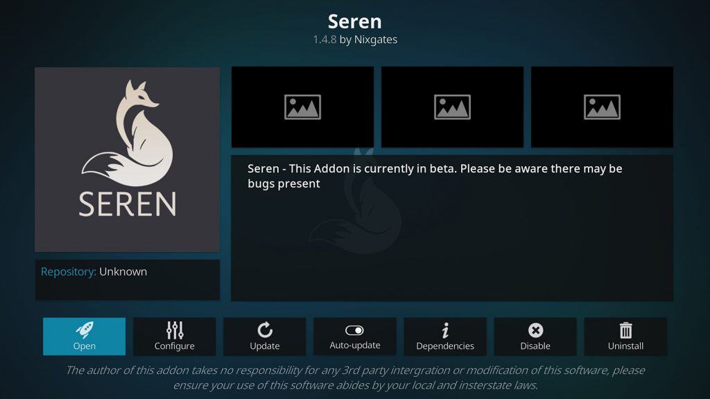 Seren - Best 4K Kodi Addons