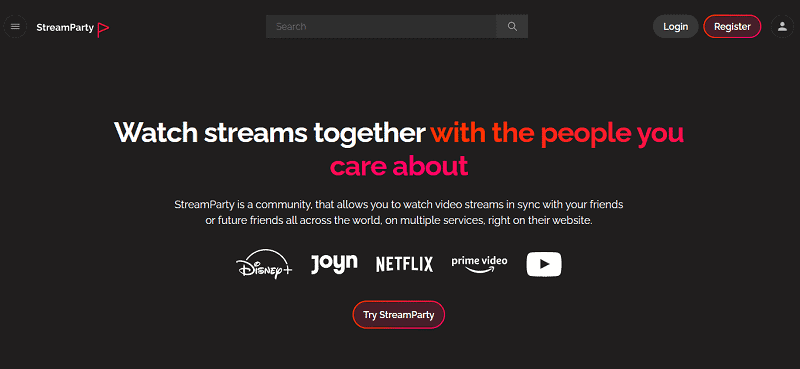 Stream Party - Apps like Watch2gether