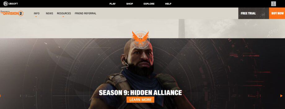 division 2 homepage