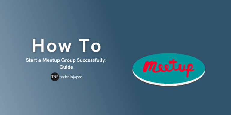Start a Meetup Group Successfully
