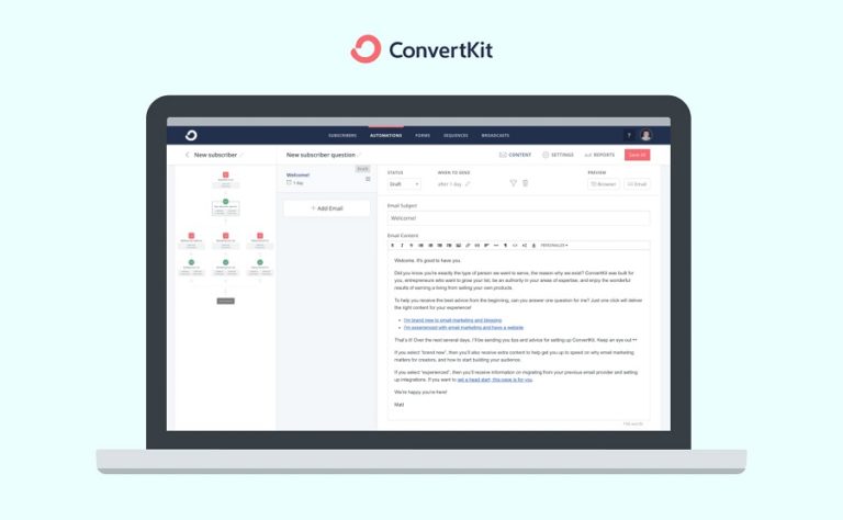ConvertKit Content Panel