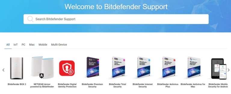Bitdefender Support