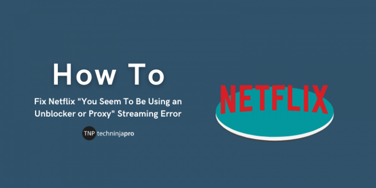 Fix Netflix
