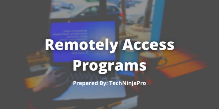 Remotely_Access_Programs