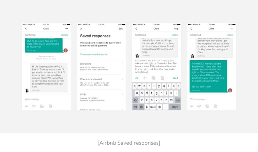 Airbnb Saved Responses