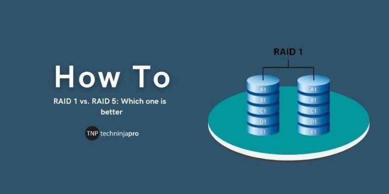 RAID 1 vs RAID 5 - Detailed Guide