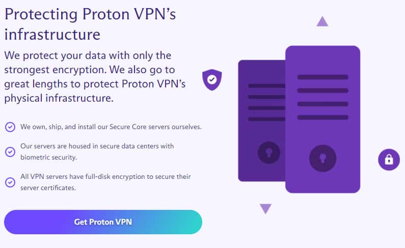 protonvpn physical security