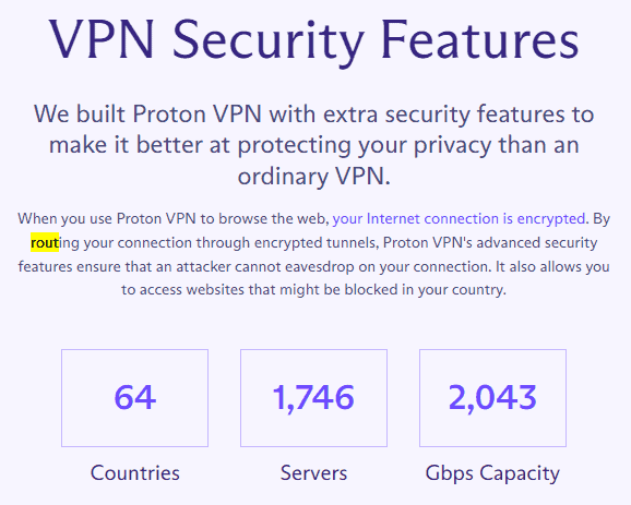protonvpn security